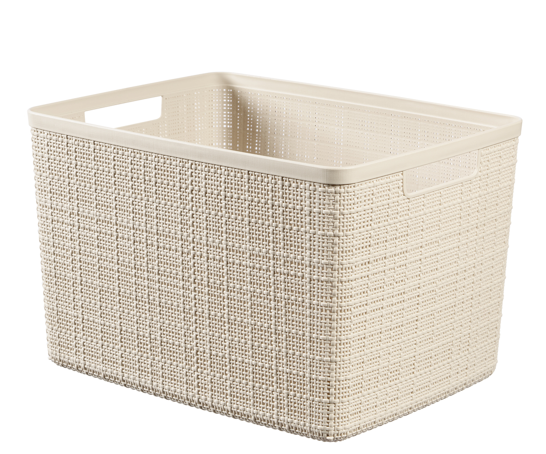 Box-Curver-Jute-L-20L-bezovy Box Curver Jute L 20L béžový – Obrázok 1