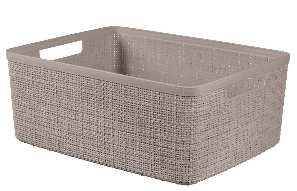 Box-Curver-Jute-M-12L-taupe Box Curver Jute M 12L taupe – Obrázok 1