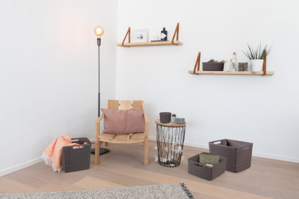 Box Curver Jute kulatý 2L šedý – Obrázok 3