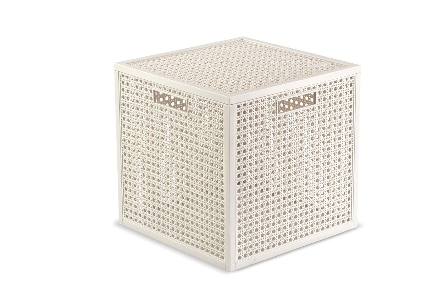 Box-Curver-Kaya-kocka-s-vekom-bezovy Box Curver Kaya kocka s vekom béžový – Obrázok 1