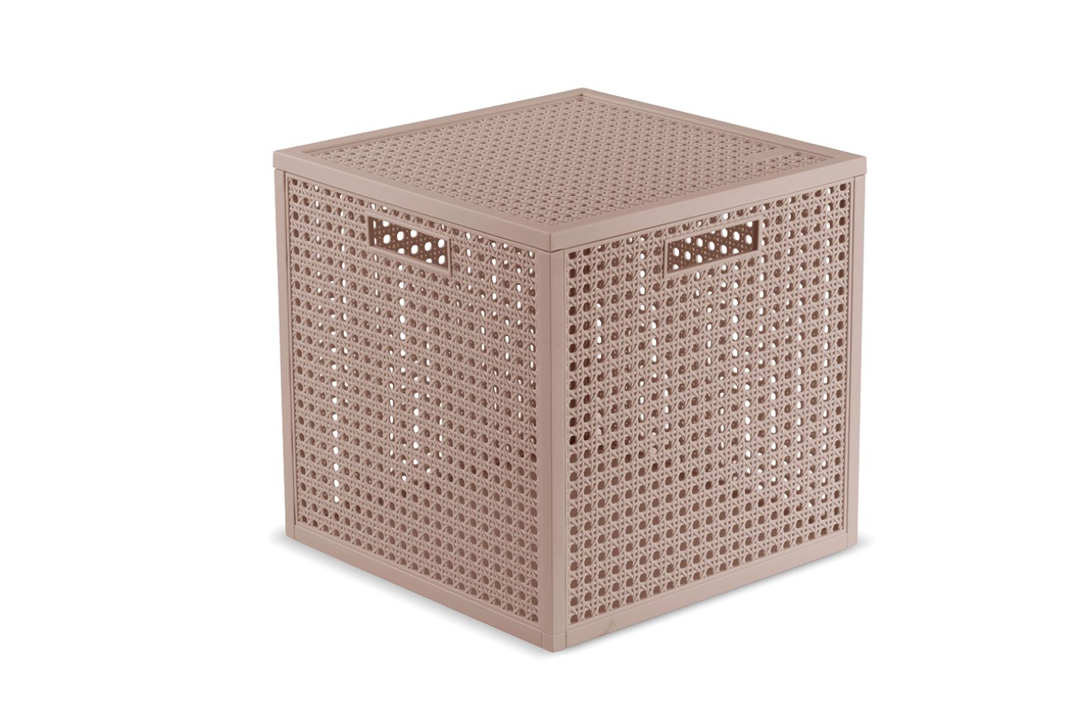 Box-Curver-Kaya-kocka-s-vekom-pudrovy Box Curver Kaya kocka s vekom púdrový – Obrázok 1