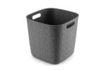 Box Curver Softex Cube 15 l tmavo sivý