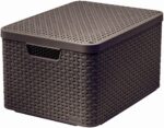 Box Curver Style L 30L s vekom tmavo hnedý