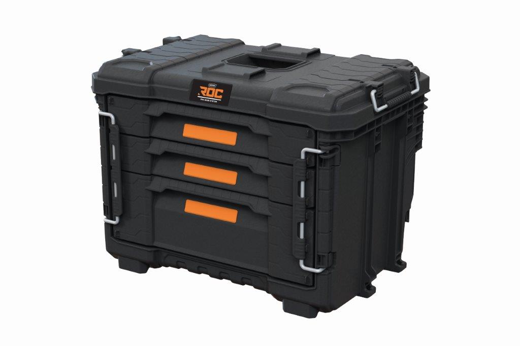 Box-Keter-ROC-Pro-Gear-2.0-s-tromi-zasuvkami Box Keter ROC Pro Gear 2.0 s tromi zásuvkami – Obrázok 1