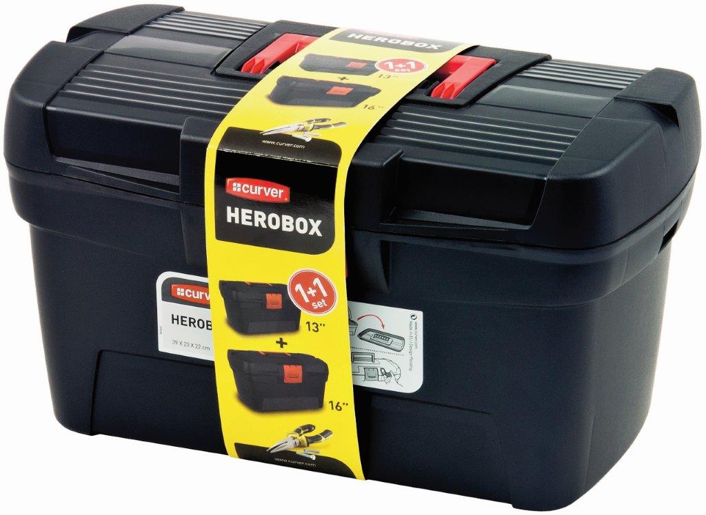 Box-na-naradie-Keter-HEROBOX-1613-set Box na náradie Keter HEROBOX 16"+13" set – Obrázok 1