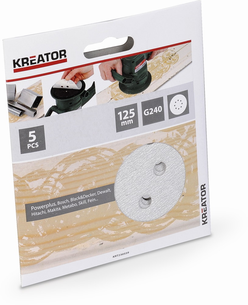 Brusny-papier-Kreator-KRT230559-125mm-na-farbu-G240-5ks Brúsny papier Kreator KRT230559 125mm na farbu G240, 5ks – Obrázok 1