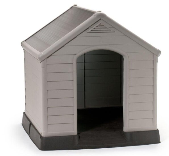 Búda pre psov Curver Dog House šedá – Obrázok 2