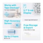 Chytrý senzor TP-Link Tapo T315 Smart, teplomer – Obrázok 3