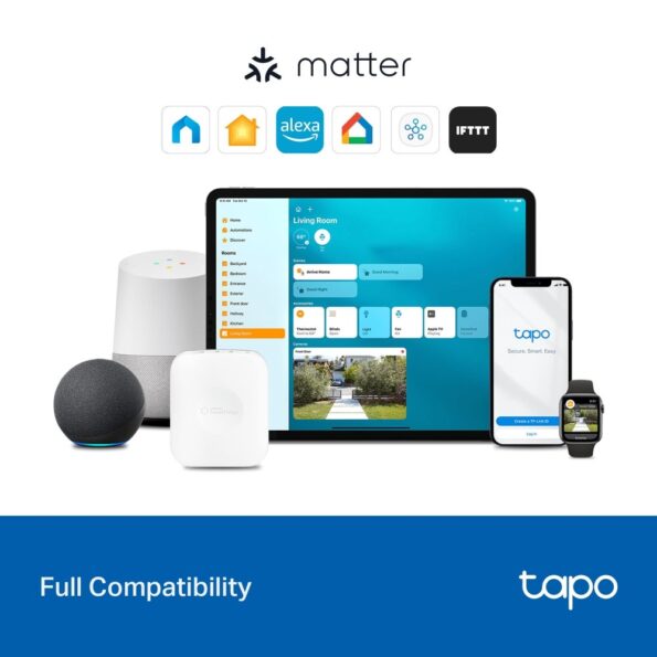 Chytrý spínač TP-Link Tapo S110E bezdrôtový – Obrázok 7