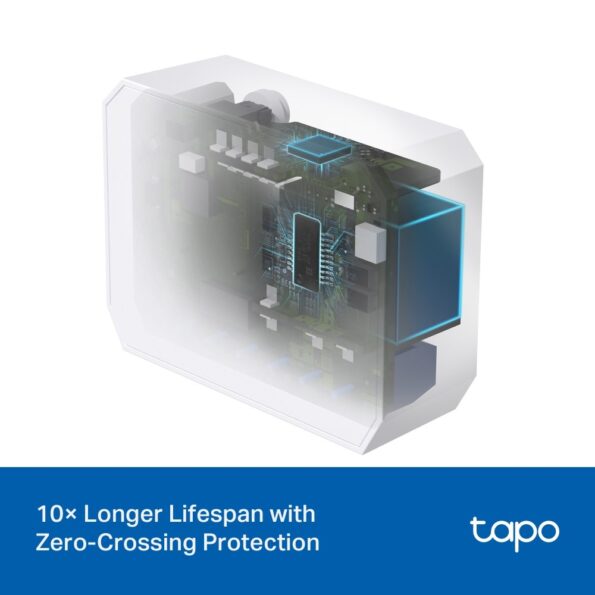 Chytrý spínač TP-Link Tapo S110E bezdrôtový – Obrázok 8