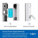 Chytrý zvonček TP-Link Tapo D235 IoT, 3MPx, batéria, set s Tapo H200 – Obrázok 3