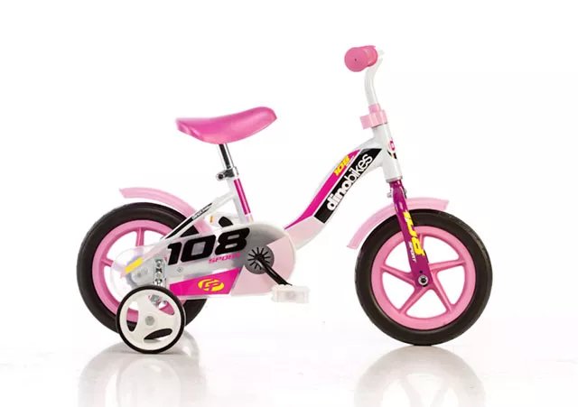 Detsky-bicykel-Dino-Bikes-10-101GLN-ruzovy Detský bicykel Dino Bikes 10" 101GLN ružový – Obrázok 1