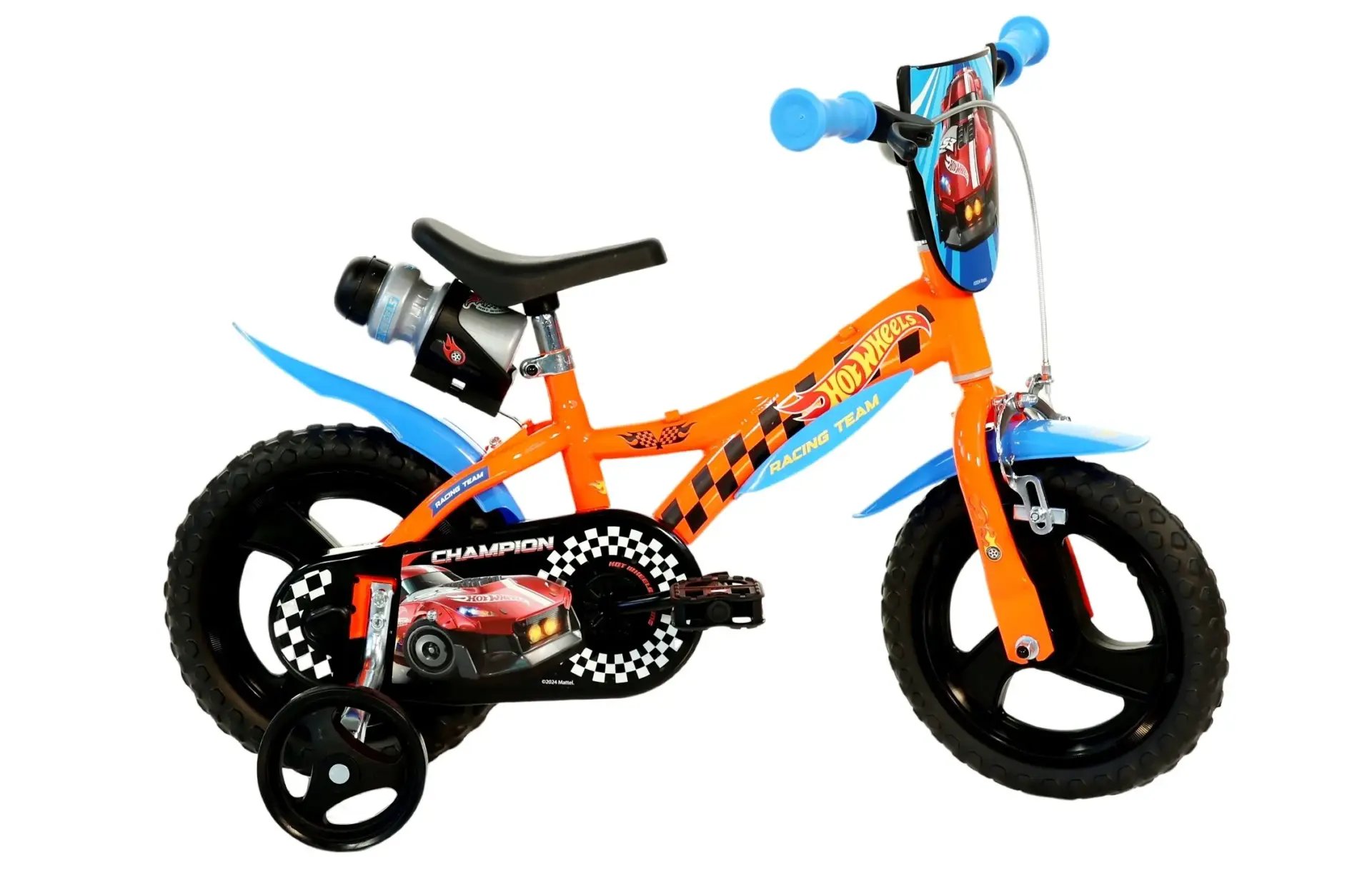 Detsky-bicykel-Dino-Bikes-12-HOT-WHEELS Detský bicykel Dino Bikes 12" HOT WHEELS – Obrázok 1