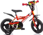 Detský bicykel Dino Bikes 123GLN 12" červený