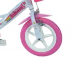 Detský bicykel Dino Bikes 124GLN 12" bielo-ružový – Obrázok 4