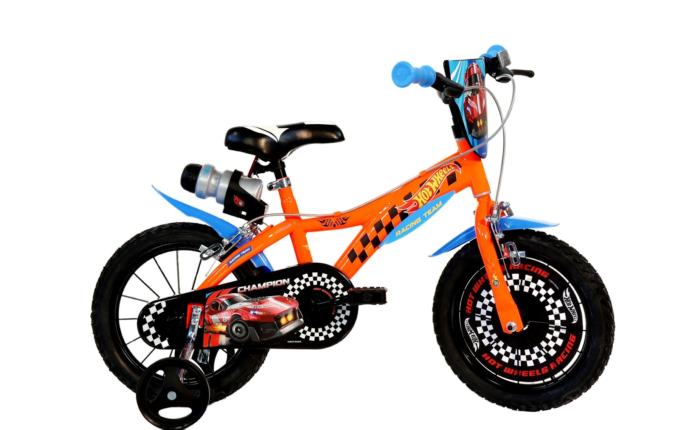 Detsky-bicykel-Dino-Bikes-14-HOT-WHEELS Detský bicykel Dino Bikes 14" HOT WHEELS – Obrázok 1