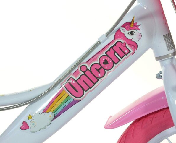 Detský bicykel Dino Bikes 144GLN UNICORN 14" dievčenský – Obrázok 4