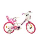 Detský bicykel Dino Bikes 16" Biely s ružovou potlačou