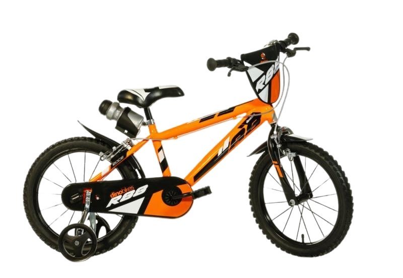 Detsky-bicykel-Dino-Bikes-R88-416U-16-oranzovy Detský bicykel Dino Bikes R88 416U 16" oranžový – Obrázok 1