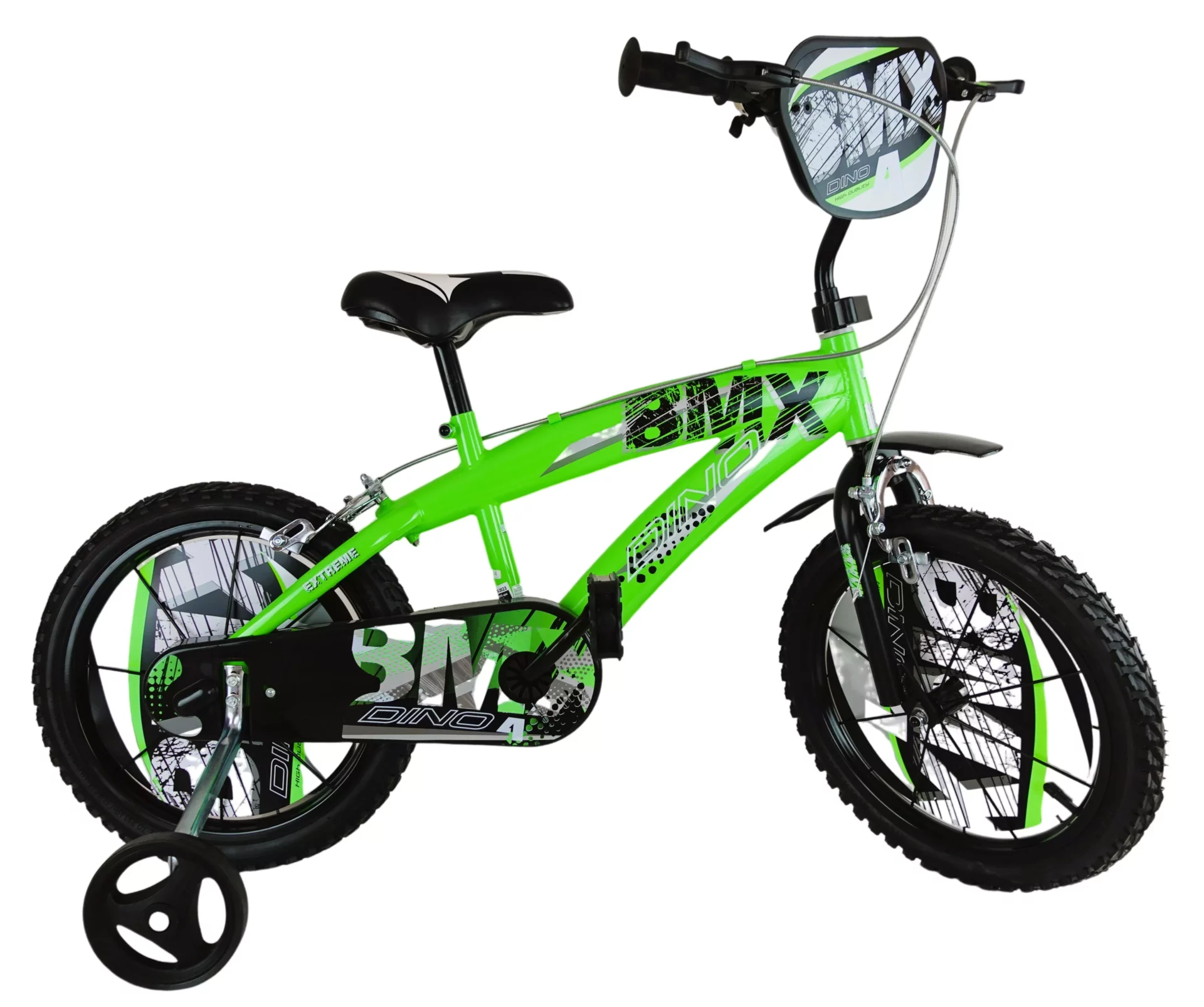 Detsky-bicykel-Dino-Bikes-chlapcensky-BMX-12-zeleny Detský bicykel Dino Bikes chlapčenský BMX 12" zelený – Obrázok 1