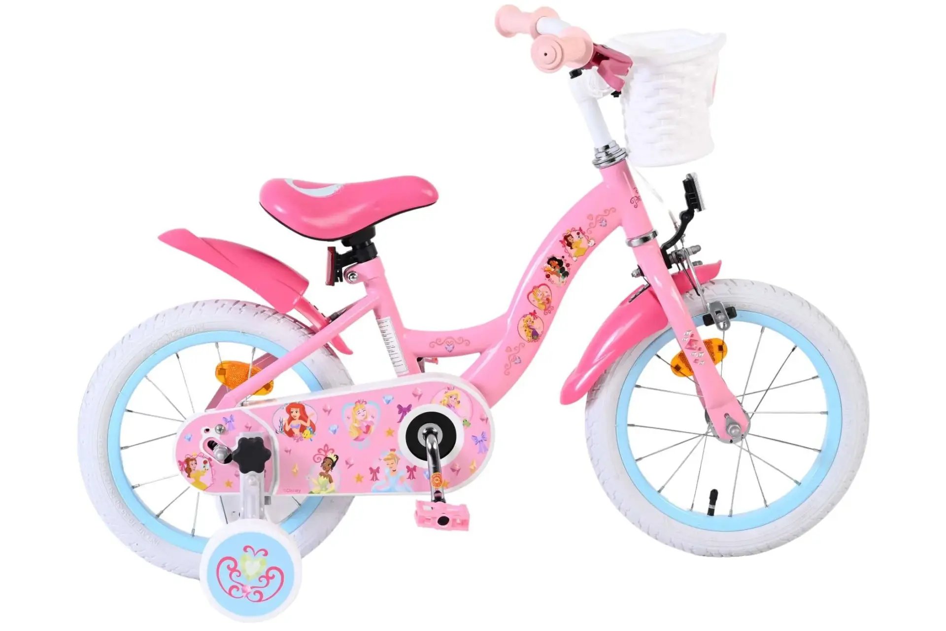 Detsky-bicykel-Volare-Princess-14-ruzove Detský bicykel Volare Princess 14", ružové – Obrázok 1