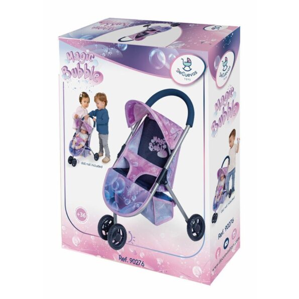Detský kočík DeCuevas pre bábiky trojkolesový Magic Bubble 2024 - 55 cm – Obrázok 4