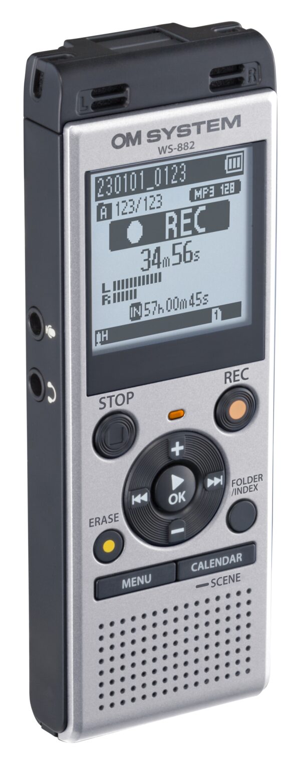 Digitálny záznamník OM SYSTEM WS-882 Silver – Obrázok 7