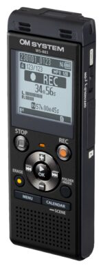 Digitálny záznamník OM SYSTEM WS-883 Black – Obrázok 2