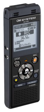 Digitálny záznamník OM SYSTEM WS-883 Black – Obrázok 3