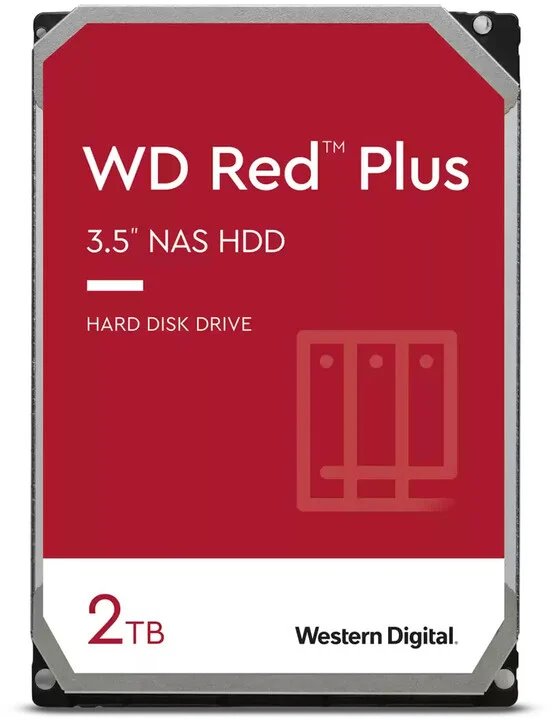 Disk-Western-Digital-Red-Plus-2TB-35-SATA-III-64MB-5400RPM Disk Western Digital Red Plus 2TB, 3,5", SATA III, 64MB, 5400RPM – Obrázok 1