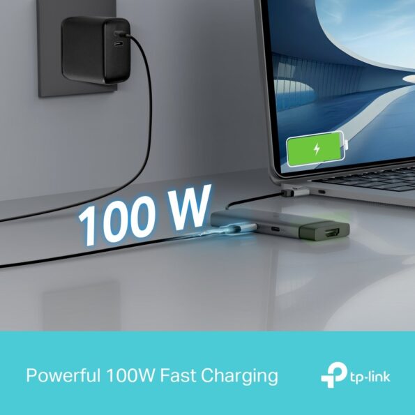 Dokovacia stanica TP-Link UH5020C USB-C, HDMI, 1x USB C, 2x USB, PD 100W – Obrázok 6