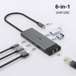 Dokovacia stanica TP-Link UH6120C USB-C, HDMI, RJ45, 1x USB C, 2x USB, PD 100W – Obrázok 4