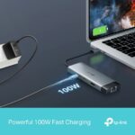 Dokovacia stanica TP-Link UH6120C USB-C, HDMI, RJ45, 1x USB C, 2x USB, PD 100W – Obrázok 8