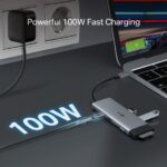 Dokovacia stanica TP-Link UH7021C USB-C, HDMI, 1x USB C, 3x USB, čítačka SD/microSD, PD 100W – Obrázok 7