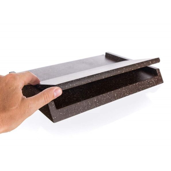 Doska Banquet magnetická na nože Granite Brown 30 x 21,5 cm, MDF – Obrázok 6
