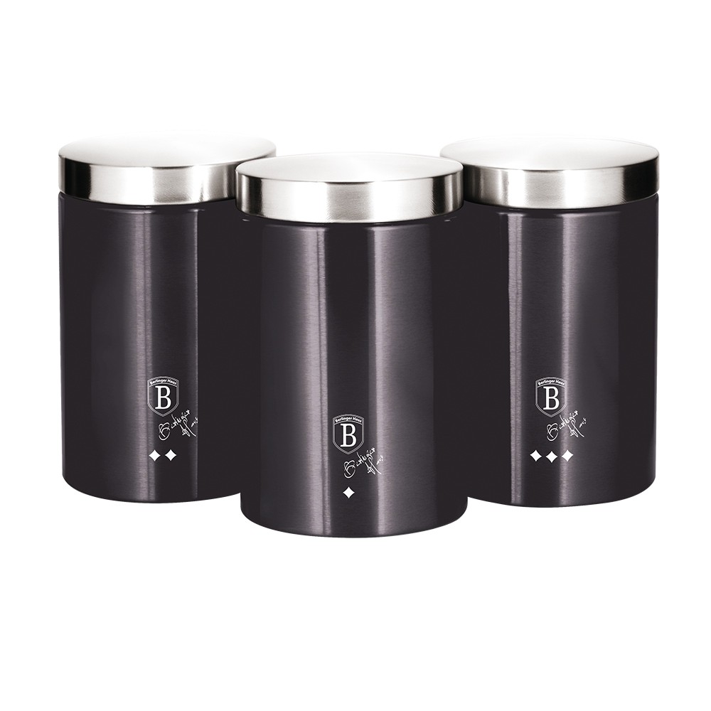Doza-Berlingerhaus-na-potraviny-suprava-3-ks-Carbon-PRO-Line-BH-6718 Dóza Berlingerhaus na potraviny, súprava 3 ks Carbon PRO Line BH-6718 – Obrázok 1
