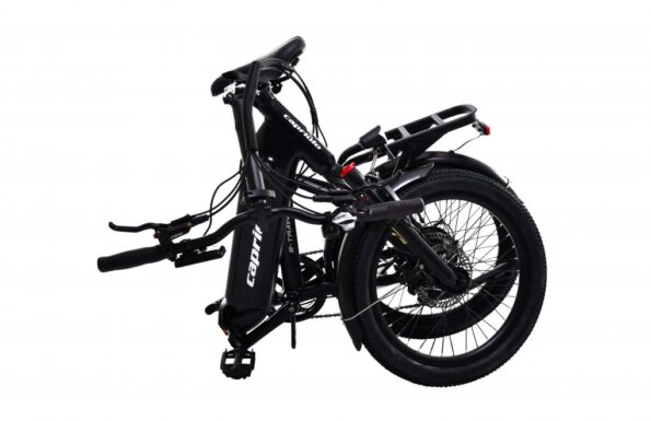Elektrobicykel Capriolo E-BIKE Folding 20 M:2025 black – Obrázok 2