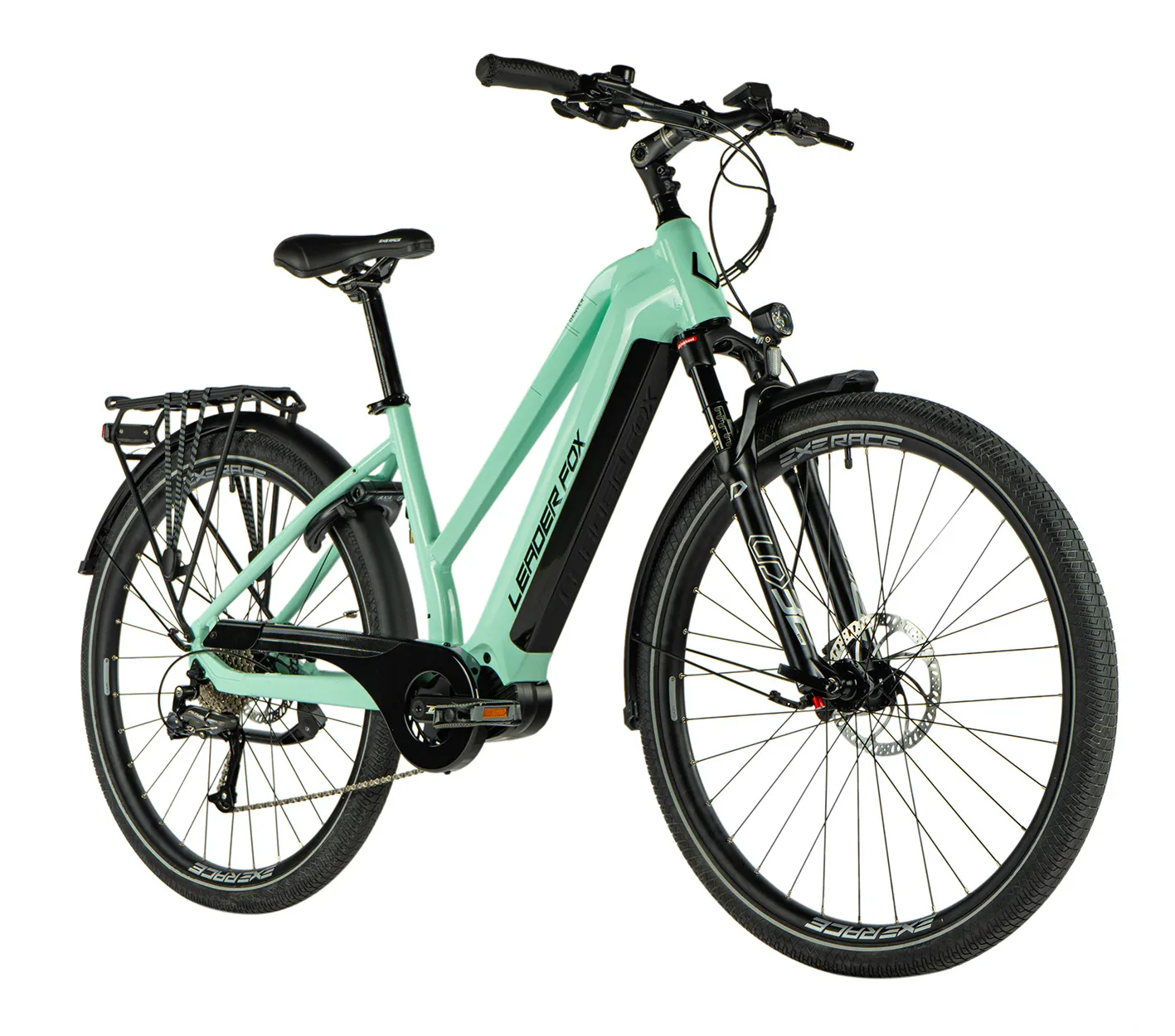 Elektrobicykel-Leader-Fox-DENVER-damsky-29165-zelena Elektrobicykel Leader Fox DENVER dámsky 29"/16,5" zelená – Obrázok 1