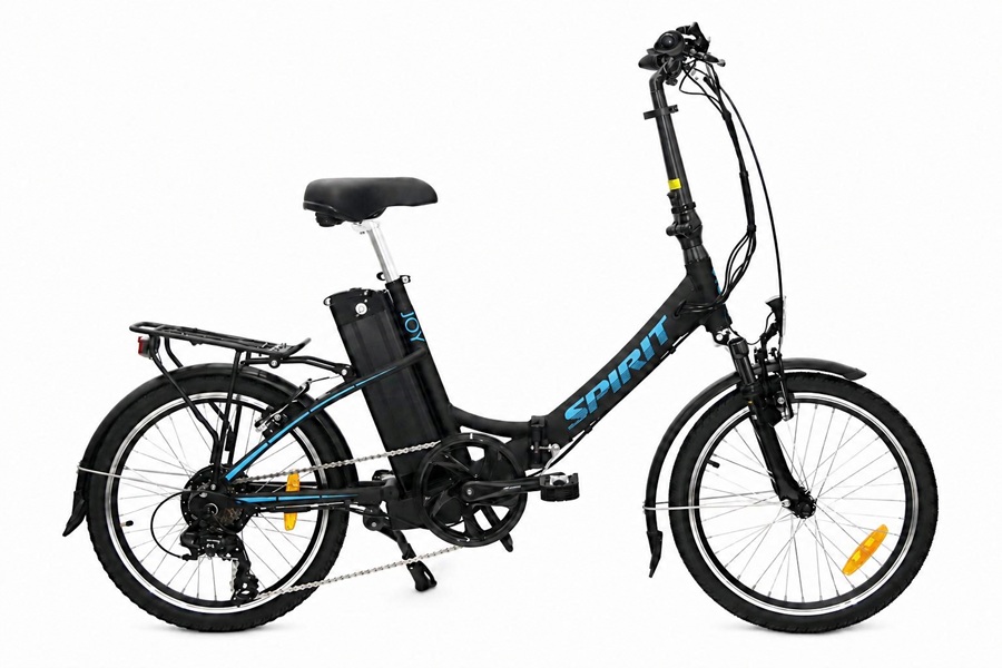 Elektrobicykel-Spirit-skladacka-JOY-II-2026-cerna-13Ah Elektrobicykel Spirit skládačka, JOY II 2026 černá 13Ah – Obrázok 1
