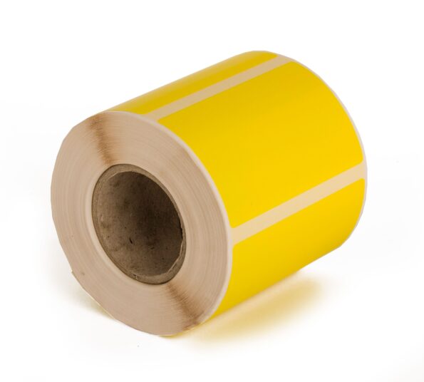 Etikety 80mm x 50mm, PE, D40/500ks, žluté – Obrázok 2