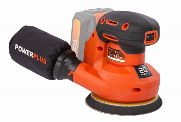 Excentrická brúska Powerplus POWDP50400 - Aku  20V (bez AKU) – Obrázok 2