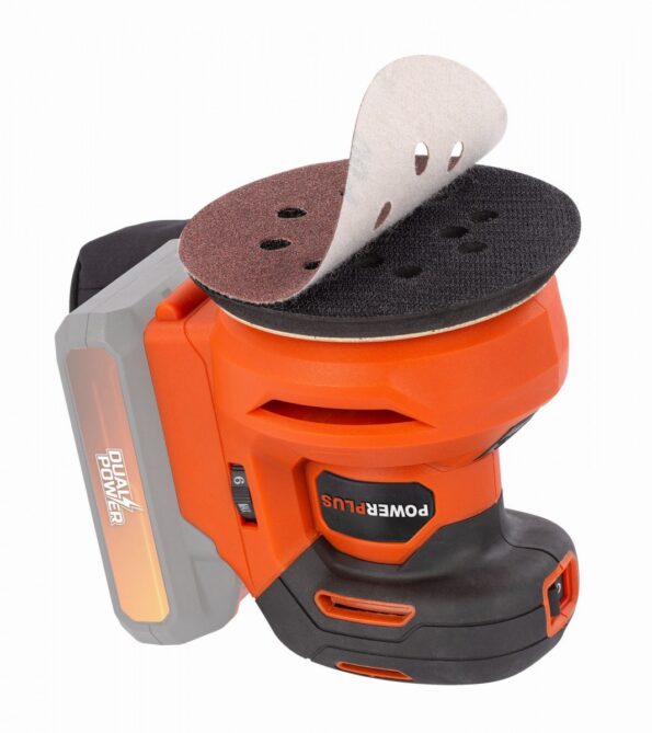 Excentrická brúska Powerplus POWDP50400 - Aku  20V (bez AKU) – Obrázok 4