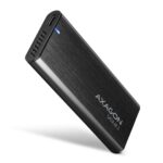 Externý box AXAGON EEM2-SBC , USB-C 3.2 Gen 2 - M.2 SATA SSD kovový RAW box, bezšroubkový
