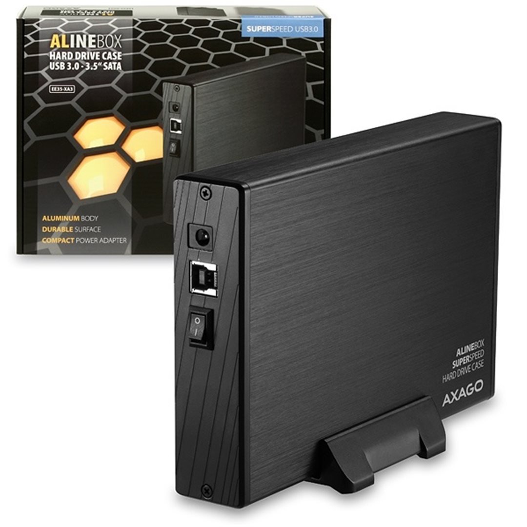 Externy-box-AXAGON-USB3.0-SATA-3.5-externi-ALINE-box Externý box AXAGON USB3.0 - SATA 3.5" externí ALINE box – Obrázok 1