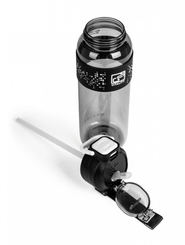 Fľaša G21 na pitie 1000 ml 2v1, sivá – Obrázok 6