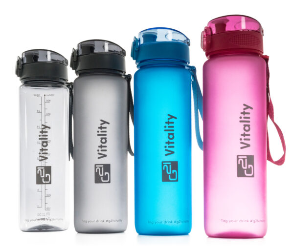 Fľaša G21 na pitie, 1000 ml, modrá-zmrznutá – Obrázok 7