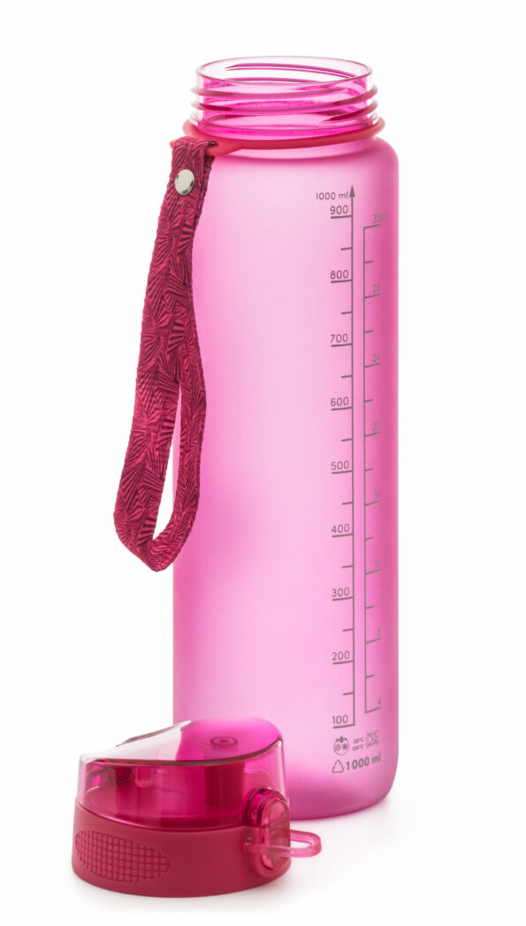 Fľaša G21 na pitie, 1000 ml, ružová-zmrznutá – Obrázok 3
