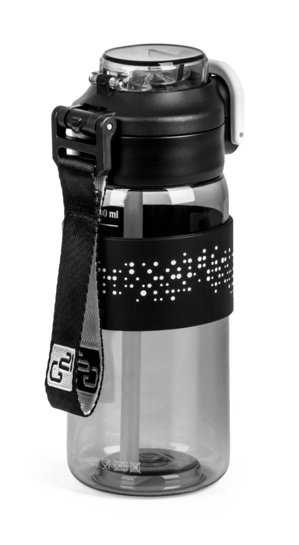 Fľaša G21 na pitie 600 ml 2v1, sivá – Obrázok 2