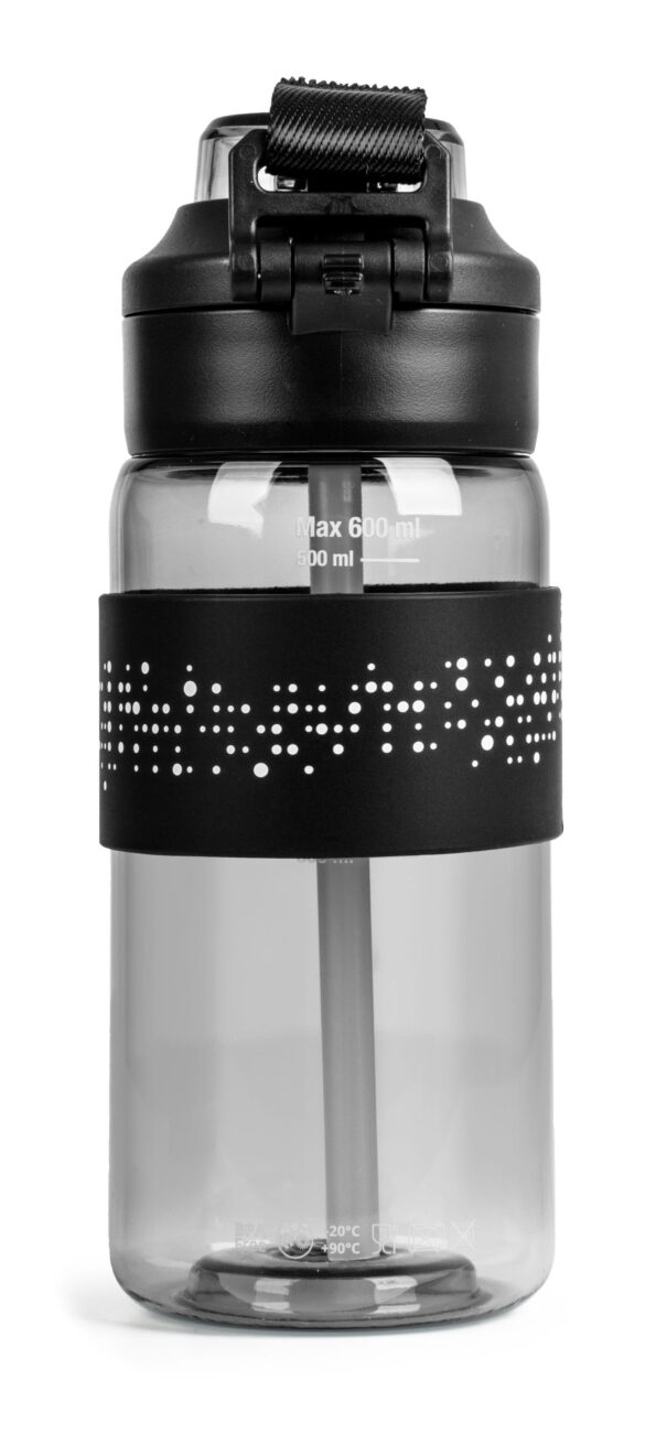 Fľaša G21 na pitie 600 ml 2v1, sivá – Obrázok 3