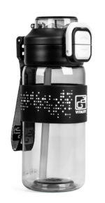 Fľaša G21 na pitie 600 ml 2v1, sivá – Obrázok 4